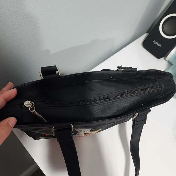 Disney Lady and The Tramp Black Nylon Shoulder Bag/Purse - Picture 10 of 15